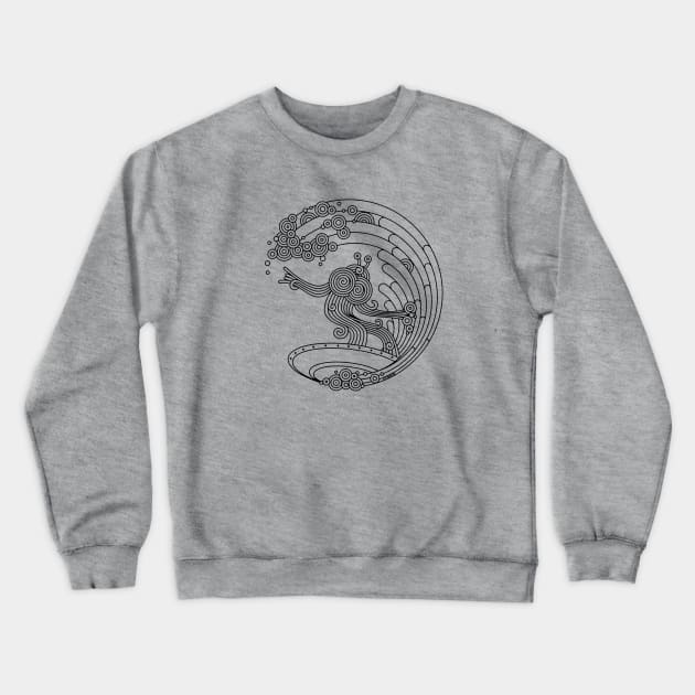 Spaghetti surfing Crewneck Sweatshirt by Penkin Andrey